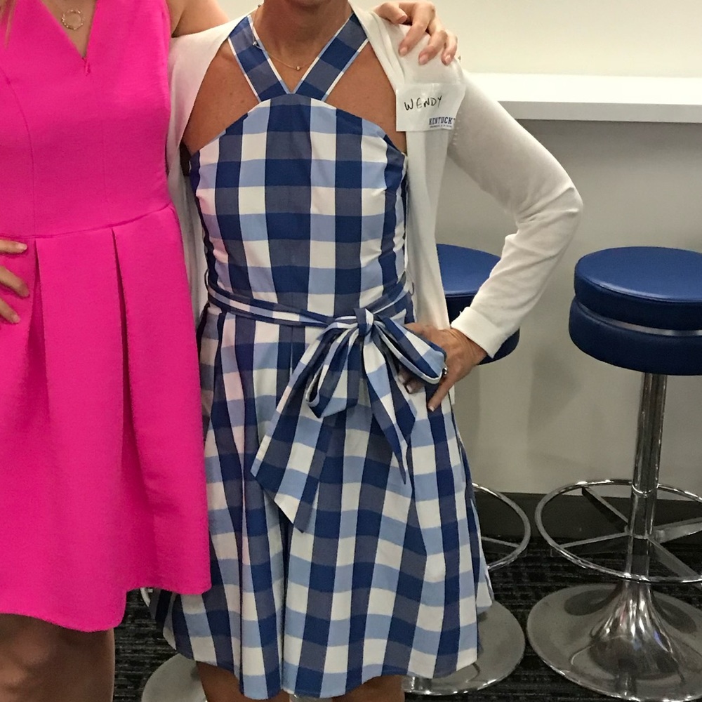 Draper James Blue Check dress